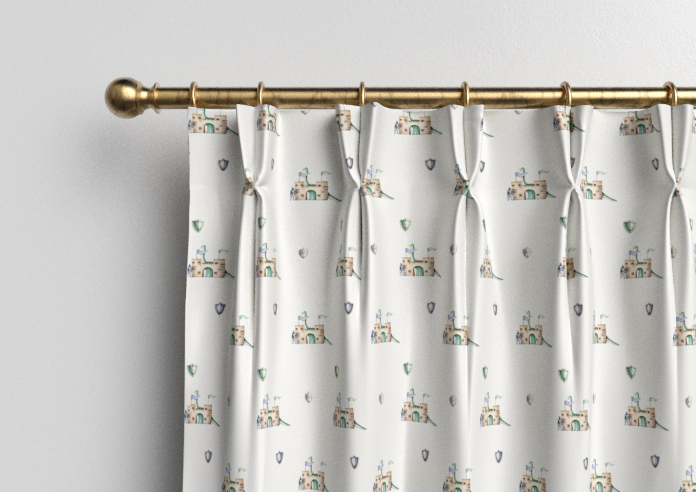 Jurassic Joust, Castle Guard Knightly - Made to Measure Curtains - Image 10